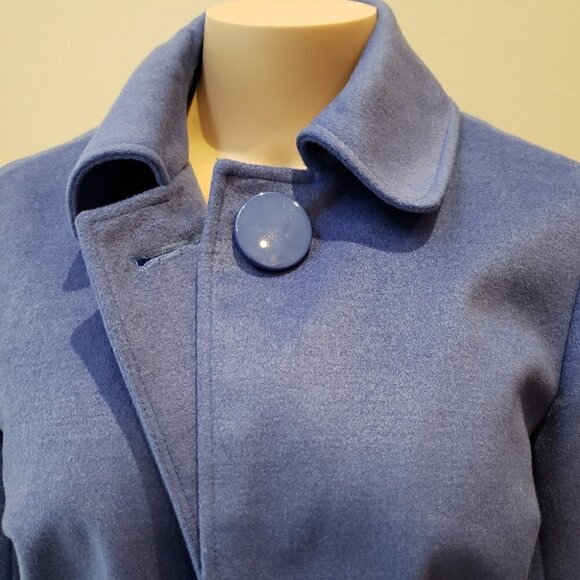 HARVEST BENARD Dressy Blue Pea Coat - Picture 2 of 7